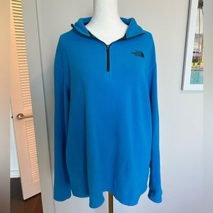 The North Face Blue Fleece Half Zip Pullover